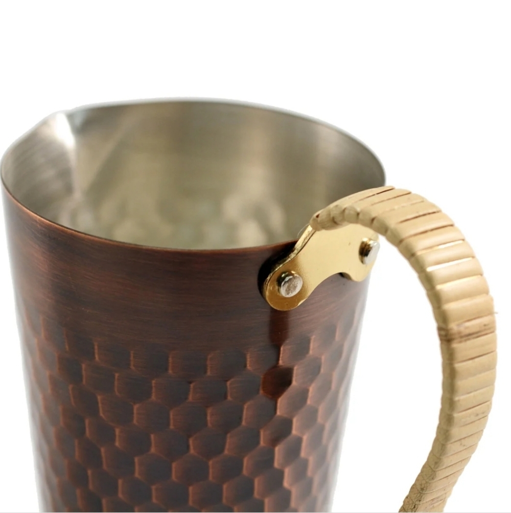 Chirori Tin-Lined Copper Warm Sake Server, 10 fl oz, Retail Price $49.00 USD - Picture 2 of 8